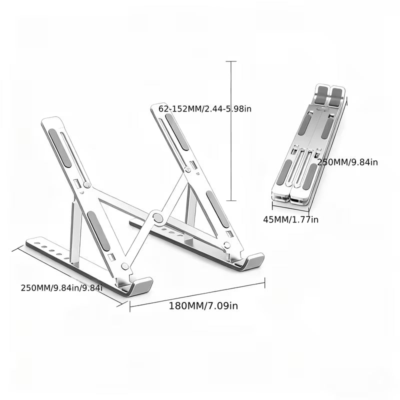 Soporte computadora Base Eleva Aluminio