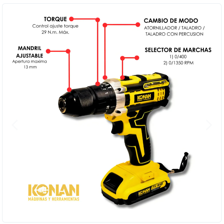 Taladro Multifuncional 10 en 1